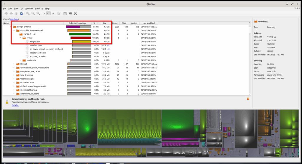 QDirStat Disk Usage Report QDirStat Disk Usage Report