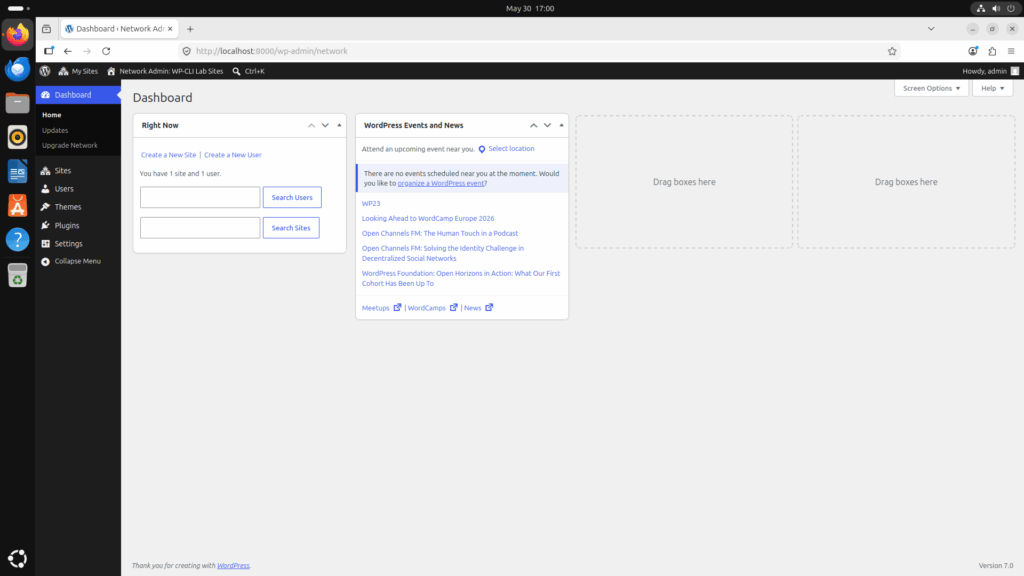 Wordpress Network Admin Dashboard Wordpress Network Admin Dashboard