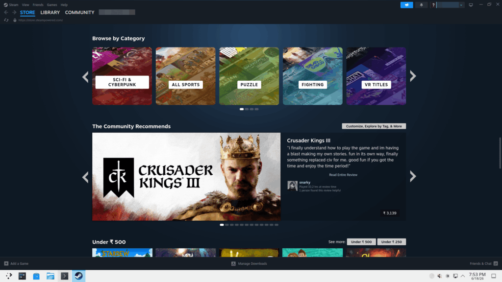 Steam Dashboard Steam Dashboard
