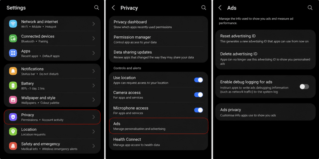 Delete Advertising ID in Android