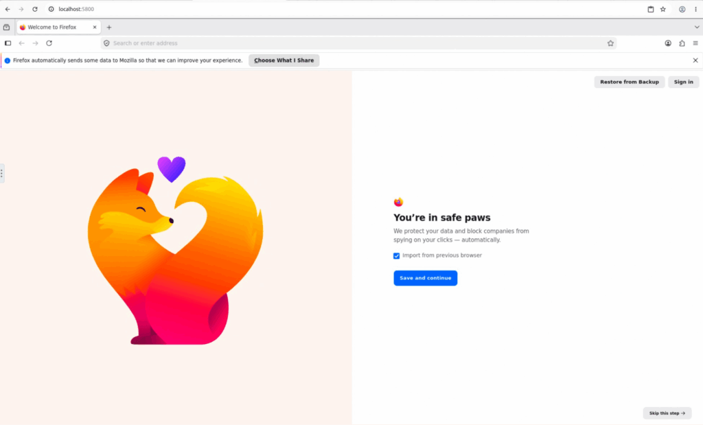 Firefox Container Firefox Container