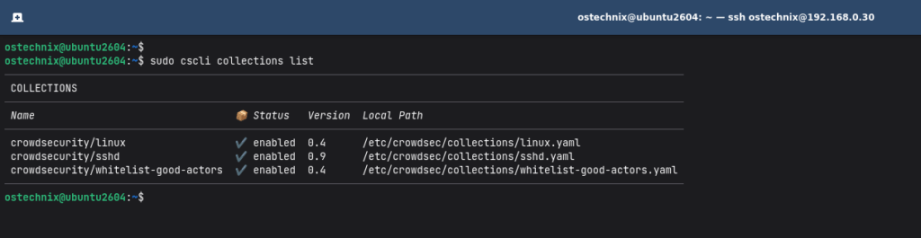 List CrowdSec Collections List CrowdSec Collections