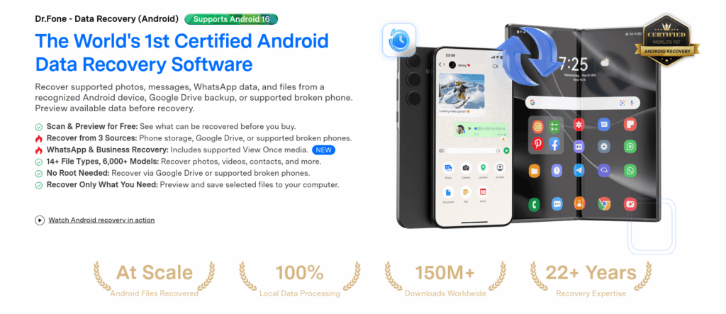 Dr.Fone Data Recovery (Android)