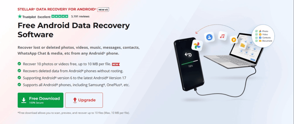 Stellar Data Recovery for Android