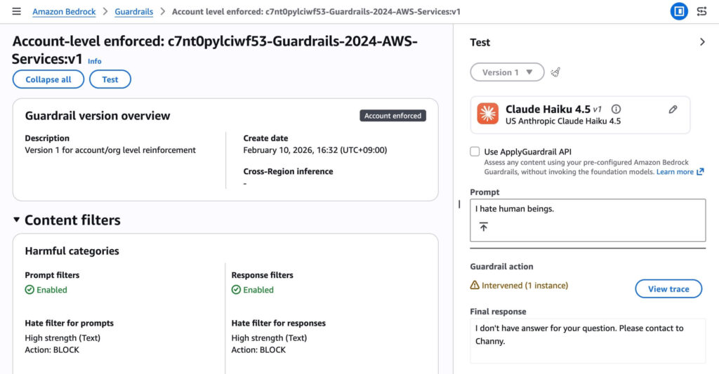Amazon Bedrock Guardrails